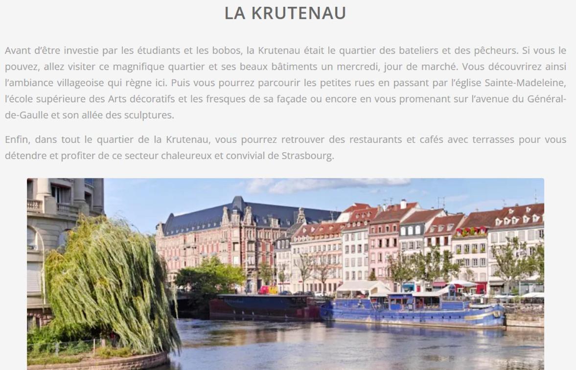 Strasbourg, Appartement Cosy Au Bord De L Eau ภายนอก รูปภาพ